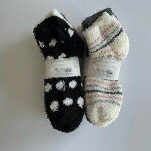 2 Packs of Cozy Low Cut Socks – 12 Pairs Total – Soft & Fuzzy | Value Pack |